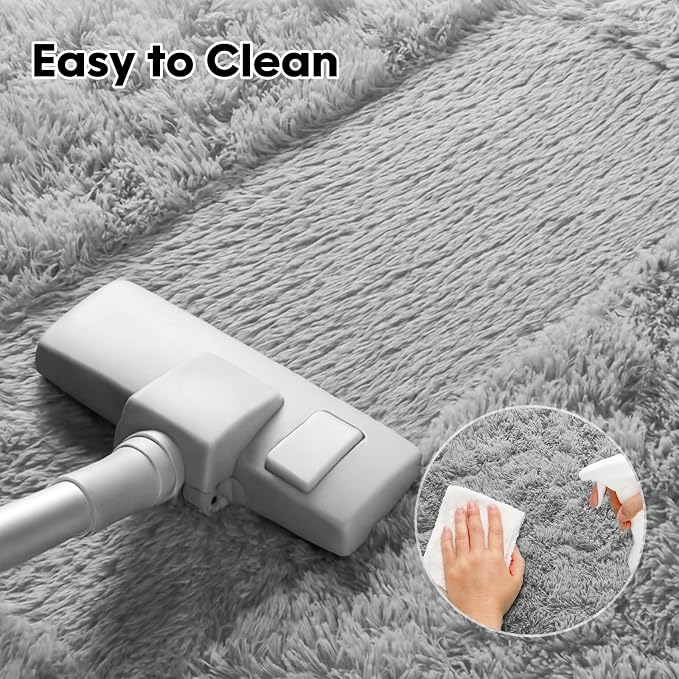 Large 9x12 Area Rug for Living Room, Soft Shag Rugs for Bedroom, Non-Slip Ultra - Image 7
