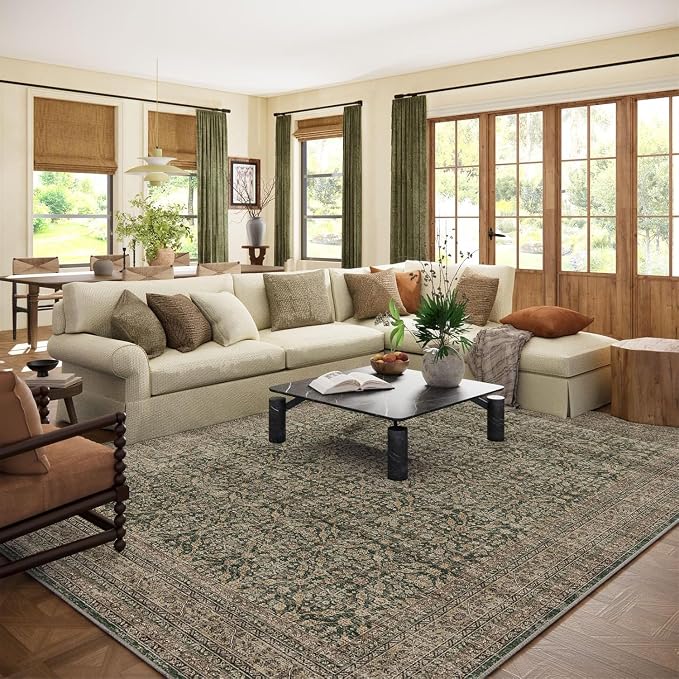 palohom 10x12 Area Rugs for Living Room: Large Area Rug Washable Stain by palohom