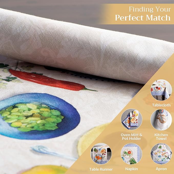 Maison d' Hermine Placemats Set of 4 Reusable 100% Cotton | Cloth Place Mats - Image 5
