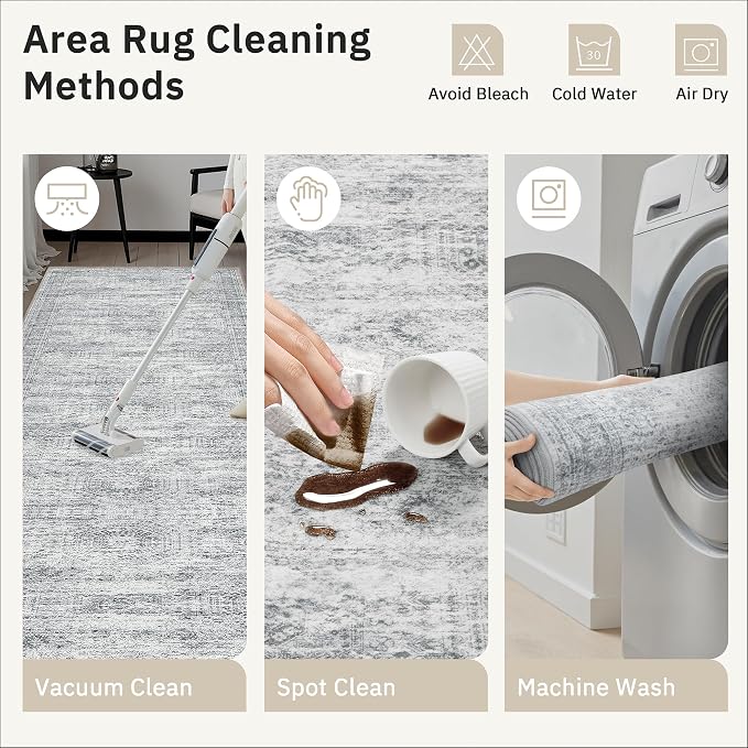 Soalmost 4x10 Wide Hallway Runner Rug: Washable Soft Rug Runners - Image 9