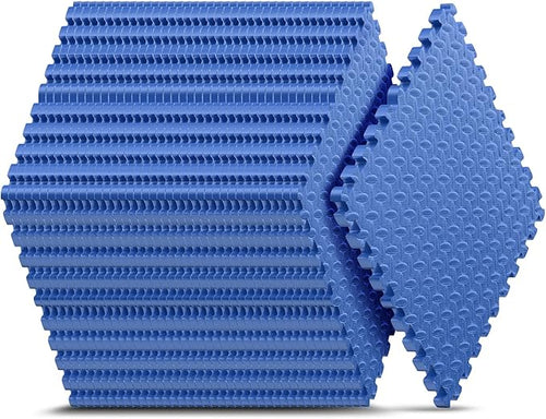 32 Pack Home Gym Mat, Puzzle Exercise Mat, EVA Interlocking Foam Floor Tiles by NazhuraGoodCompanionAtHome