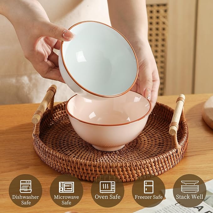 Ceramic Dessert Bowl Set of 6 - Image 5