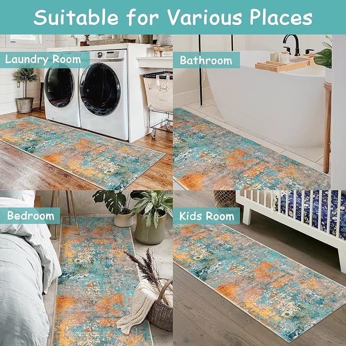 Lahome Modern Abstract Runner Rug - Image 6