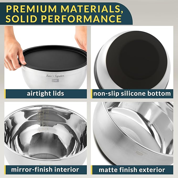 Stainless Steel Mixing Bowls - Image 3