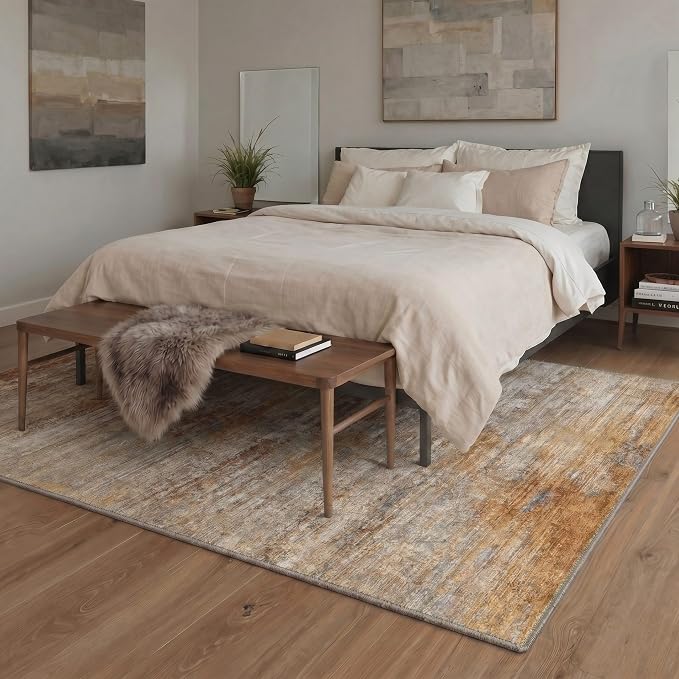 BEIMO Area Rugs 5x7 for Living Room Bedroom, Modern Abstract Machine Washable - Image 2
