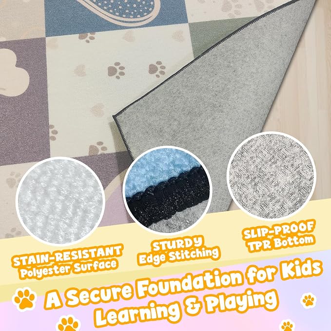 Large Classroom Rug Elementary 9x12, Preschool Teacher Classroom Must Haves - Image 3