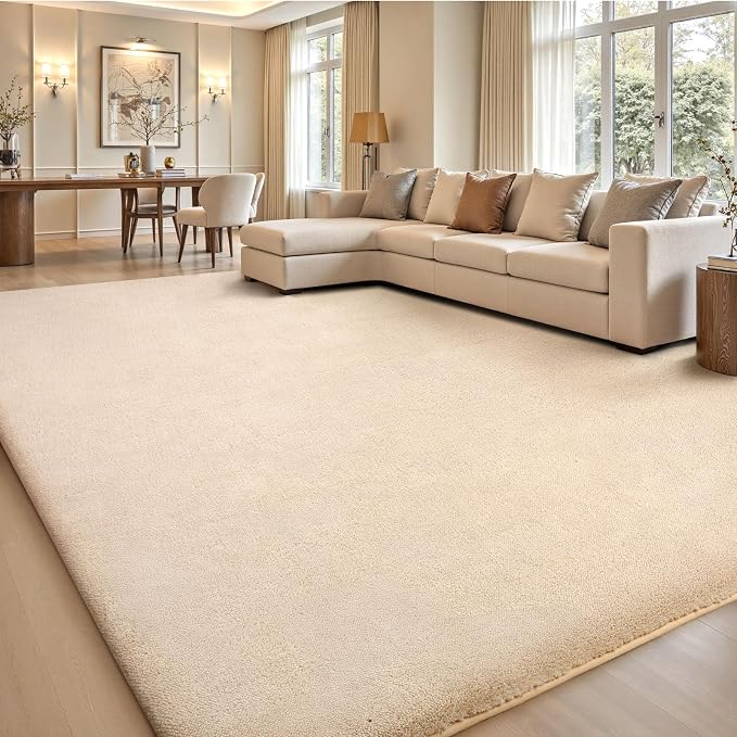 Sour Lemon 8x10 Area Rugs for Living Room, Soft Large Area Rug Fluffy Rugs for by SourLemon