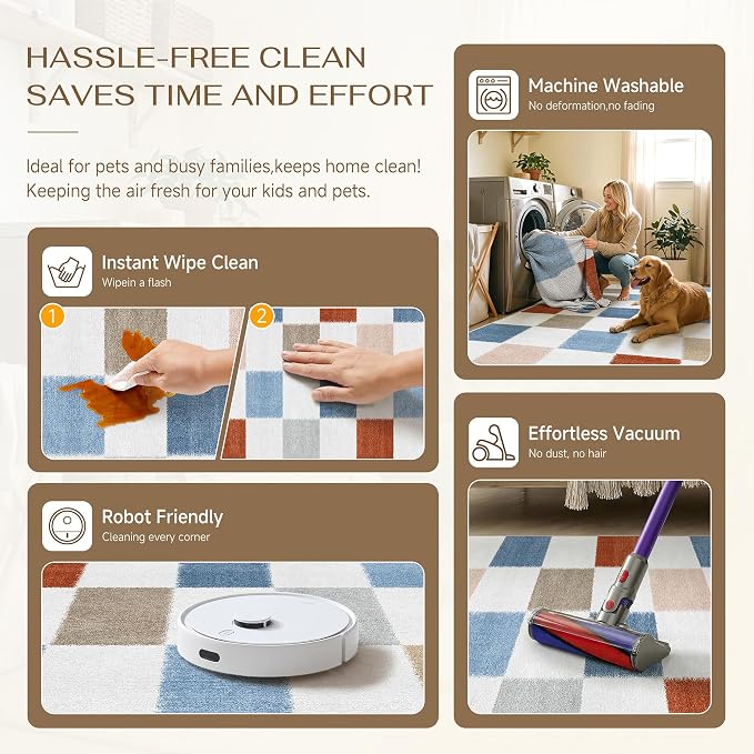 PureCozy Machine Washable 5x7 Area Rugs - Image 5