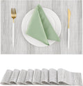Leetaltree Lightsteel Black Placemats Set of 8 by Leetaltree-ArtatEveryTable