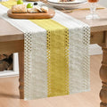 Artoid Mode Yellow Farmhouse Rustic Table Runner 12x60 Inch | Seasonal Holiday by ArtoidMode