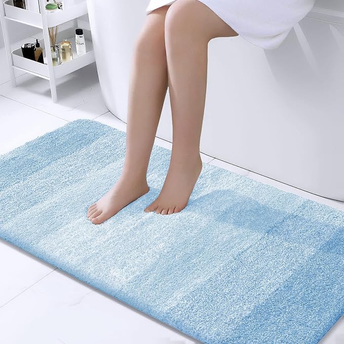 OLANLY Bathroom Runner Rugs Mat 44x24, Extra Soft Absorbent Microfiber Bath Rugs by OLANLY
