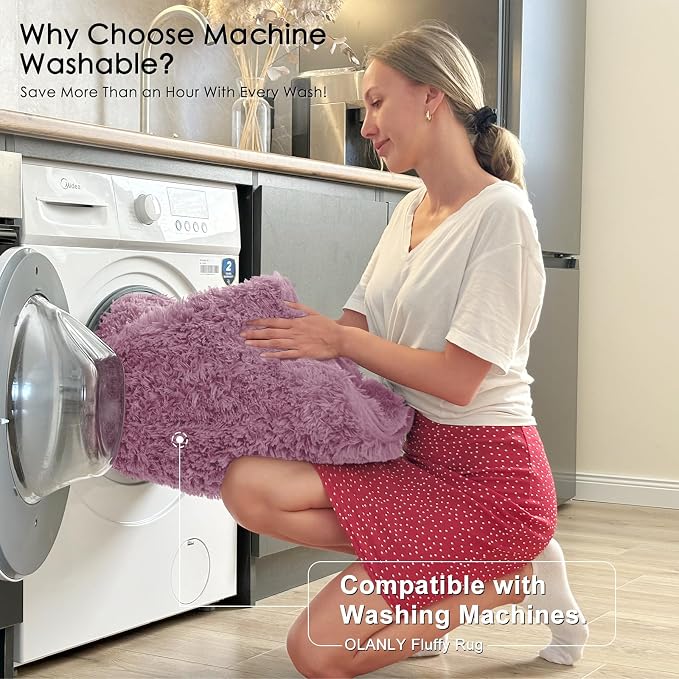 OLANLY 2x5 Machine Washable Runner Rugs - Image 2