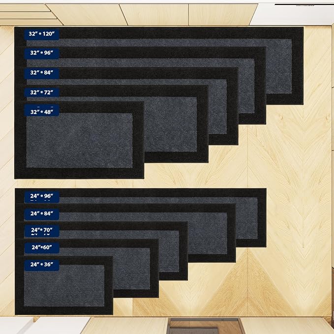 Machine Washable Kitchen Rug 32" x 84", Non Slip Kitchen Mat - Image 4