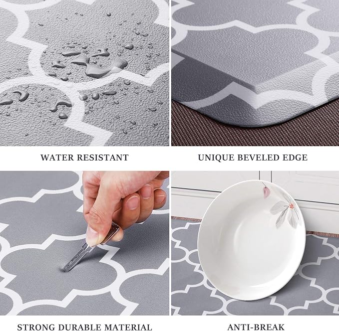 WISELIFE Kitchen Mat Cushioned Anti-Fatigue Rug, 17.3"x 39", Non Slip - Image 4
