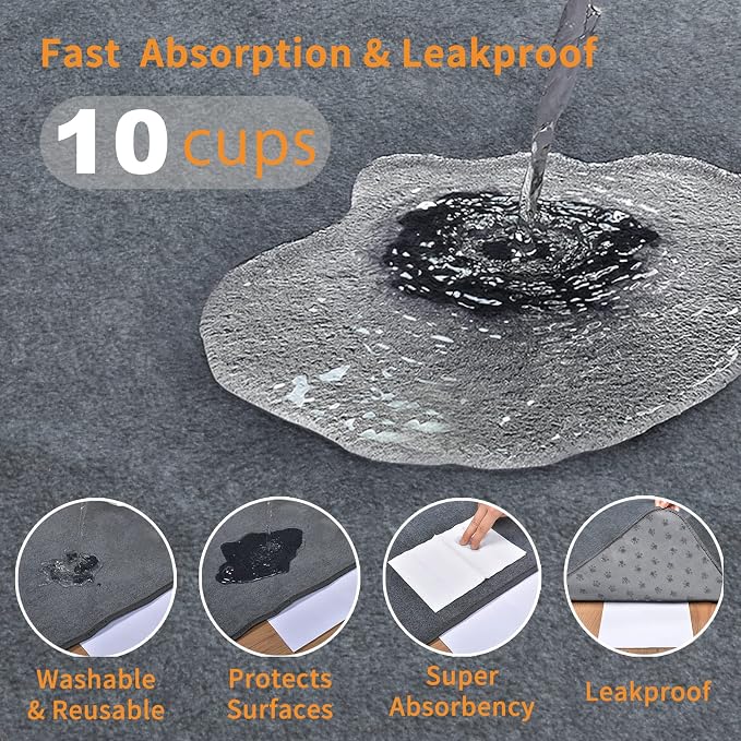 LOOBANI Washable Pee Pad for Dogs, 2 Packs Non-Slip Puppy Training Pads - Image 2