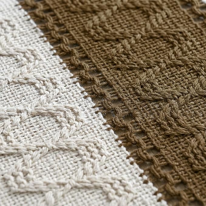 Artoid Mode Coffee Farmhouse Rustic Table Runner 12x90 Inch | Seasonal Holiday - Image 6