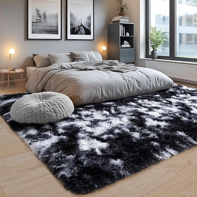 8x10 Area Rugs for Living Room, Ultra Soft Fluffy Large Shaggy Rug Carpet for - Image 7