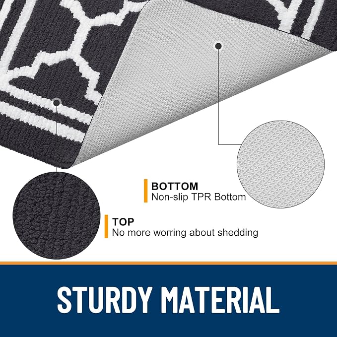 Buganda Indoor Door Mat, Dirt-Resistant and Absorbent Doormat, Low Profile - Image 4
