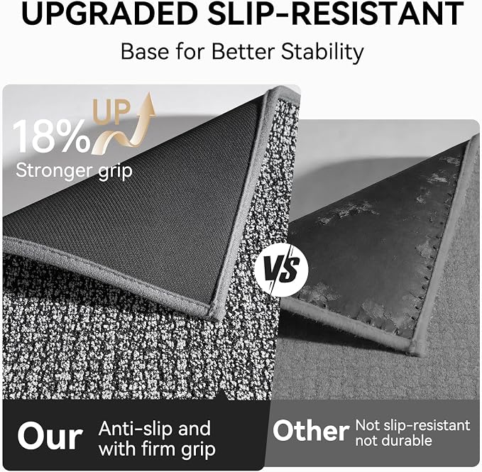 Kitchen Rugs and Mat Non Slip Washable, Super Absorbent Kitchen Mats - Image 4