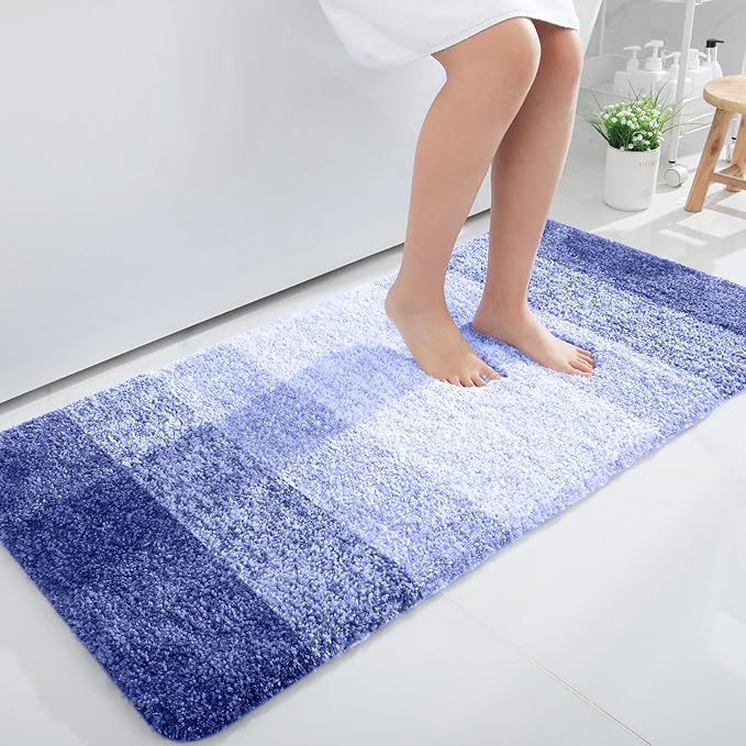 OLANLY Large Bathroom Rugs Mat 50x30, Extra Soft Absorbent Microfiber Bath Rugs by OLANLY