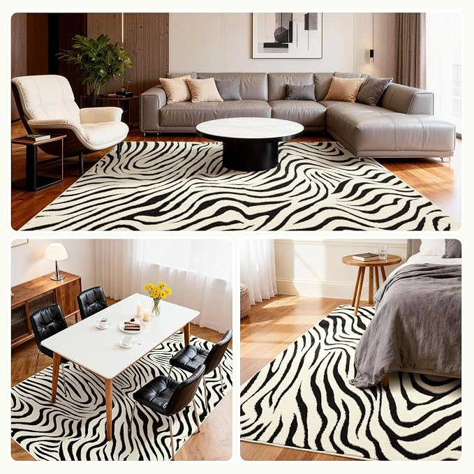 YIHOUSE 6×9 Ft Area Rugs for Living Room: Modern Washable Rug - Image 3