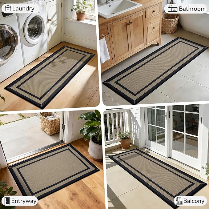 Kitchen Mat Non Slip, Washable Kitchen Rugs, Absorbent Kitchen Mats - Image 8