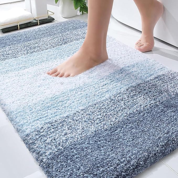 OLANLY Bathroom Rug Mat 30x20, Extra Soft and Absorbent Microfiber Bath Rugs by OLANLY
