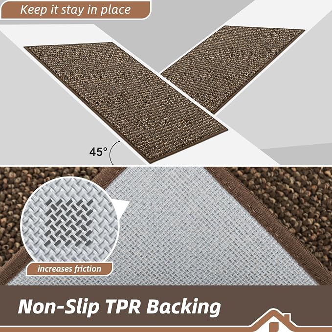 BEQHAUSE Dirt Trapper Door Mat 20" x 32", Non-Slip Washable Doormats Entrance - Image 6
