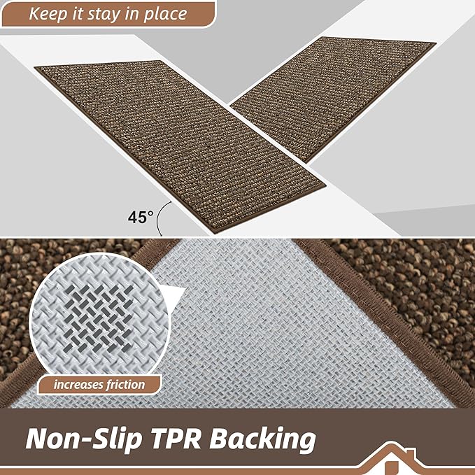 BEQHAUSE Kitchen Runner Rugs 32"x72", Non-Slip Kitchen Mats - Image 4