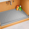 Jin&Bao Waterproof Under Sink Mat 34" x 19", Thick Silicone Mat Cabinet by Jin%26Bao