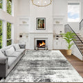 6x9 Area Rugs Washable Rug: Large Modern Abstract Living Room Rug Soft by GENTDRIZZ