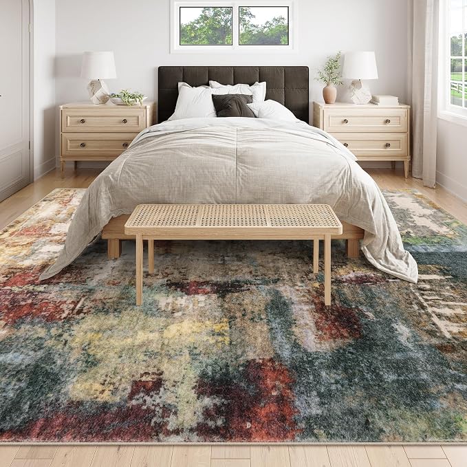 Lahome Modern Abstract 9x12 Area Rugs - Image 3
