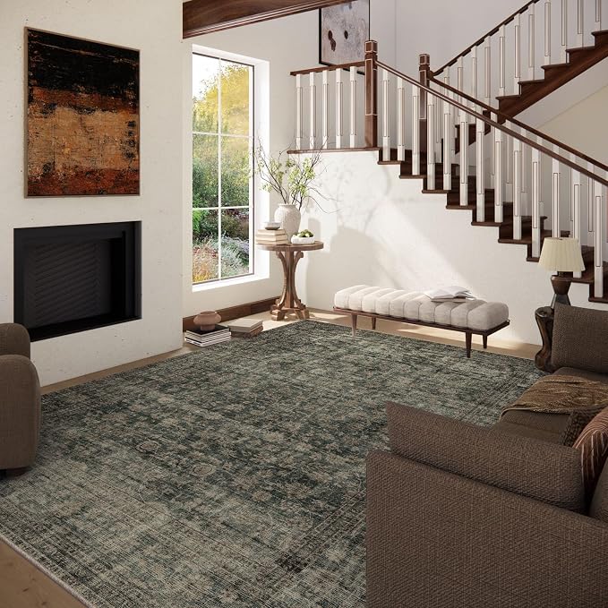 Washable Living Room Area Rug: 8x10 Rugs - Image 2