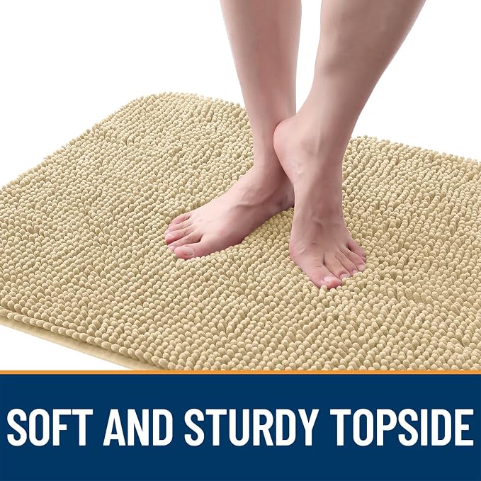 OLANLY Dog Door Mat for Muddy Paws 54x24, Absorbs Moisture and Dirt, Absorbent - Image 4