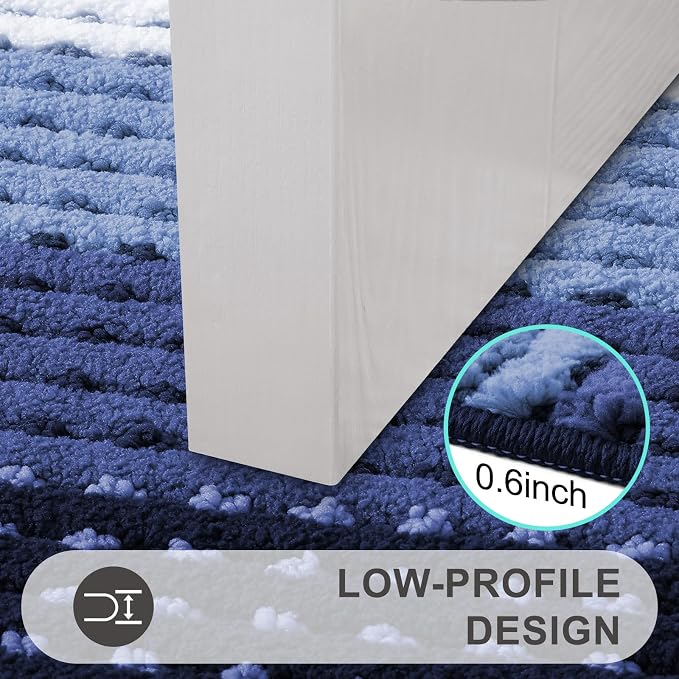 Kitinjoy Indoor Outdoor Door Mat, 59x20 Non-Slip Absorbent Dirt Trapper - Image 4