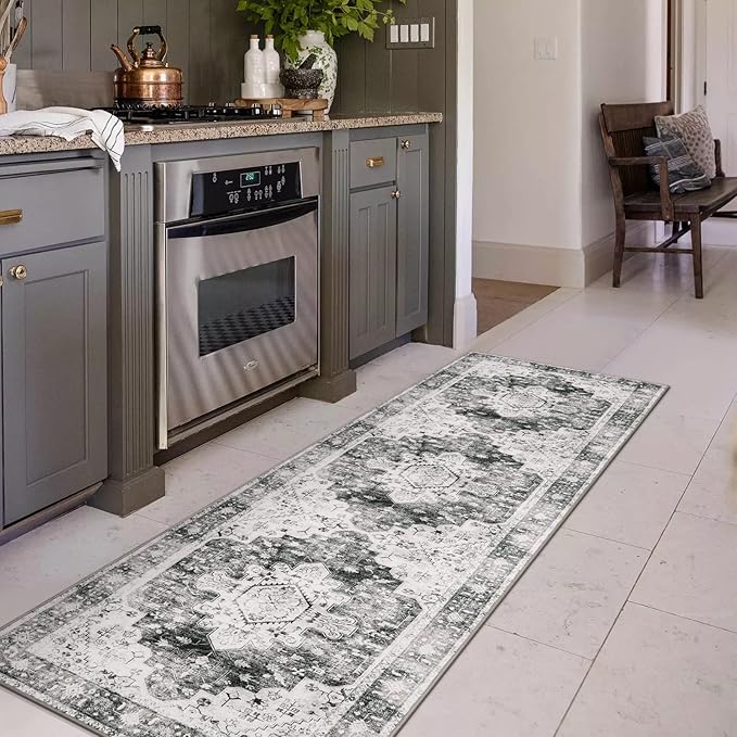 Moynesa Ultra-Thin Washable Runner Rug 2x7 by Moynesa