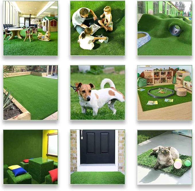 LITA Realistic Artificial Grass Turf Lawn Customized Size 9 x 31 Feet, 1.38" - Image 6
