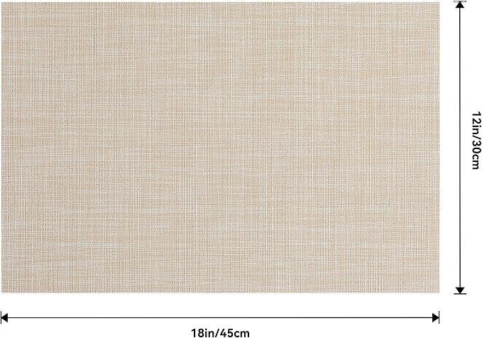 Leetaltree Beige Placemats Set of 4 - Image 9
