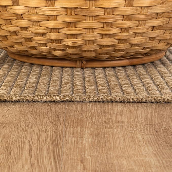 CAMILSON Easy Jute Rug 8x10, Indoor Outdoor Natural Color Farmhouse Area Rugs - Image 9