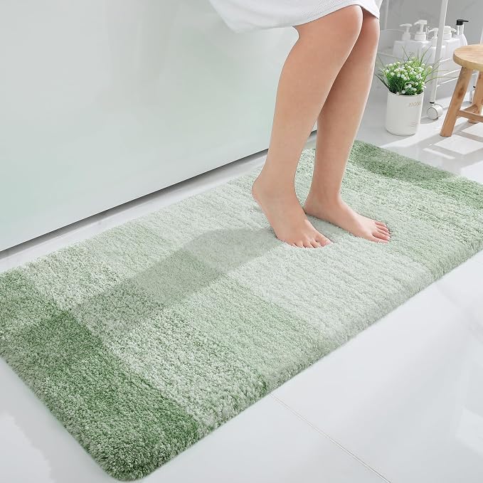 OLANLY Bathroom Runner Rugs Mat 44x24, Extra Soft Absorbent Microfiber Bath Rugs by OLANLY