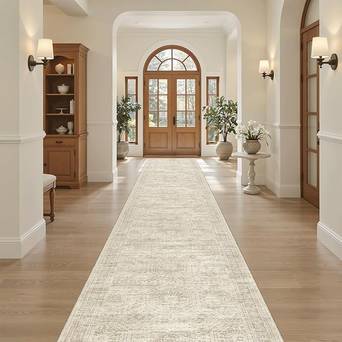 Soalmost Runner Rug 2'6" x 14' Washable Non-Slip Runner Rugs - Image 3