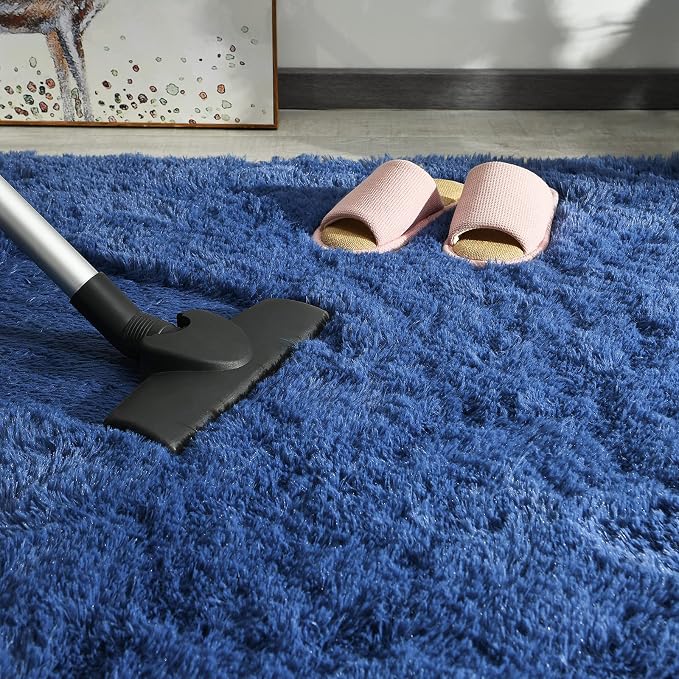 Andecor Soft Fluffy Bedroom Rugs, 4 x 6 Feet Indoor Shaggy Plush Area Rug - Image 3