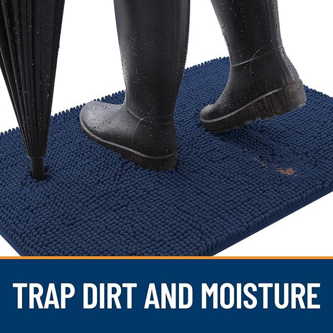 OLANLY Dog Door Mat for Muddy Paws 30x17, Absorbs Moisture and Dirt, Absorbent - Image 2