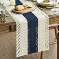 Artoid Mode Dark Blue Farmhouse Rustic Table Runner 12x90 Inch | Seasonal by ArtoidMode