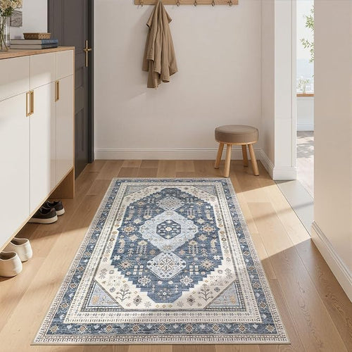 3x5 Washable Area Rug, Large Rugs - Image 2