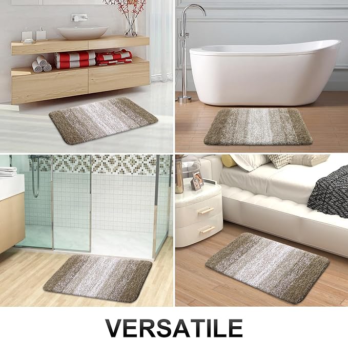 OLANLY Bathroom Runner Rugs Mat 59x20, Extra Soft Absorbent Microfiber Bath Rugs - Image 6