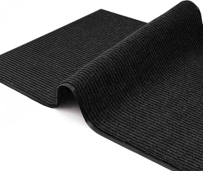 2 Pack Charcoal Commercial Door Mat 3'x5' Heavy Duty Industrial Floor Mat - Image 9