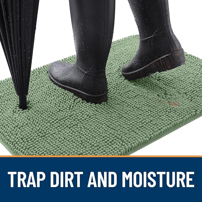 OLANLY Dog Door Mat for Muddy Paws 24x16, Absorbs Moisture and Dirt, Absorbent - Image 2