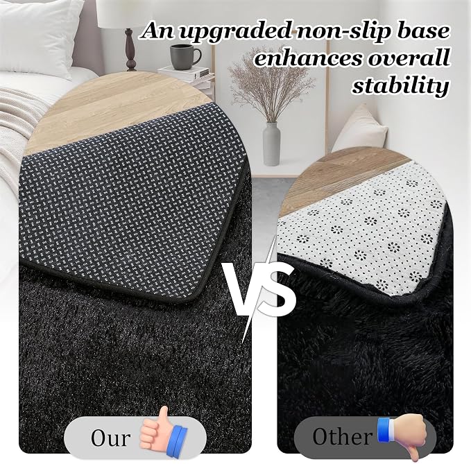 6x9 Area Rugs for Living Room Bedroom: Ultra Soft Fluffy Shag Rug Upgrade - Image 6