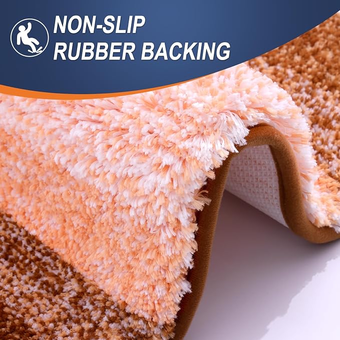 OLANLY Bathroom Runner Rugs Mat 70x24, Extra Soft Absorbent Microfiber Bath Rugs - Image 4